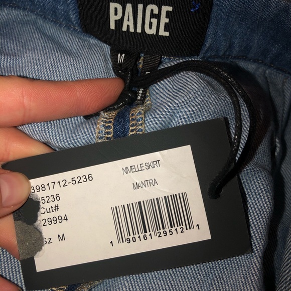 NWT Paige Nivelle ruffle wrap skirt in mantra - Picture 7 of 12